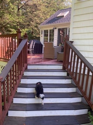 Mataverde Ipe hardwood steps and Jatoba deck
